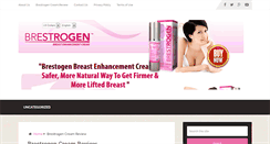 Desktop Screenshot of brestrogencream.net