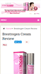 Mobile Screenshot of brestrogencream.net