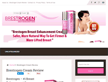 Tablet Screenshot of brestrogencream.net